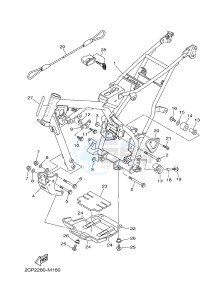 TT-R125 TT-R125LW (2CP2) drawing FRAME