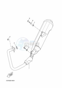 MT-125 ABS MT125-A (BR37) drawing EXHAUST