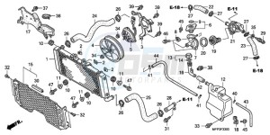 CB13009 Europe Direct - (ED / MME TWO) drawing RADIATOR (CB1300/CB1300S)