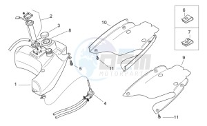 SR 50 Air 1997-2001 drawing Fuel Tank