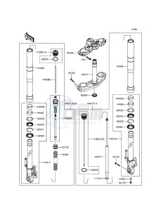 VERSYS_650 KLE650EFF XX (EU ME A(FRICA) drawing Front Fork