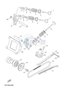 YN50FM NEO'S 4 (2CG4 2CG4) drawing VALVE