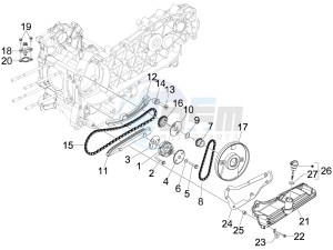 Beverly 250 Tourer (USA) USA drawing Oil pump