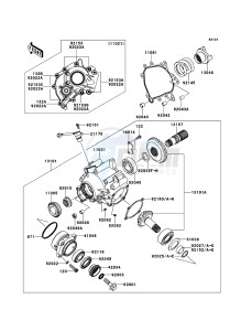 1400GTR_ABS ZG1400CEF FR GB XX (EU ME A(FRICA) drawing Front Bevel Gear