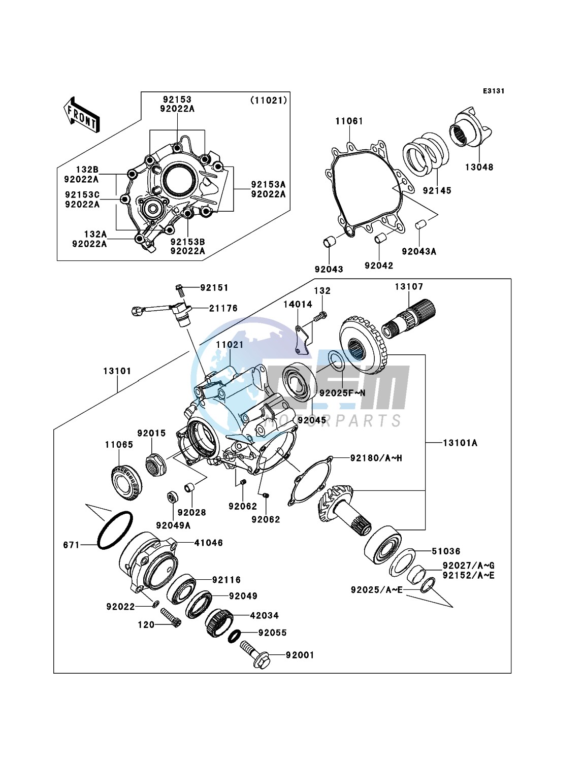 Front Bevel Gear