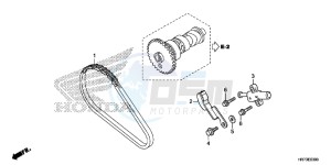 TRX420FA5F TRX420F Europe Direct - (ED) drawing CAM CHAIN/ TENSIONER