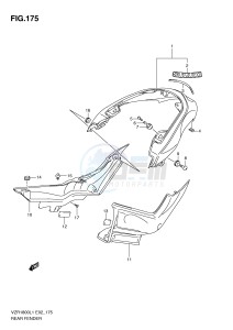 VZR1800 (E2) INTRUDER drawing REAR FENDER (VZR1800L1 E51)