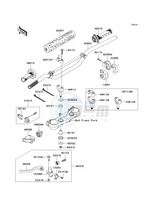 KX 450 E (KX450F MONSTER ENERGY) (E9FA) E9FA drawing HANDLEBAR