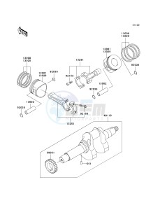 KAF 620 R [MULE 4010 TRANS4X4] (R9F-RAFA) RAFA drawing CRANKSHAFT_PISTON-- S- -