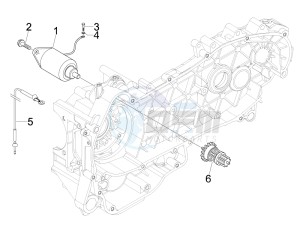 GTV 125 4T Navy (Euro 3) drawing Starter - Electric starter