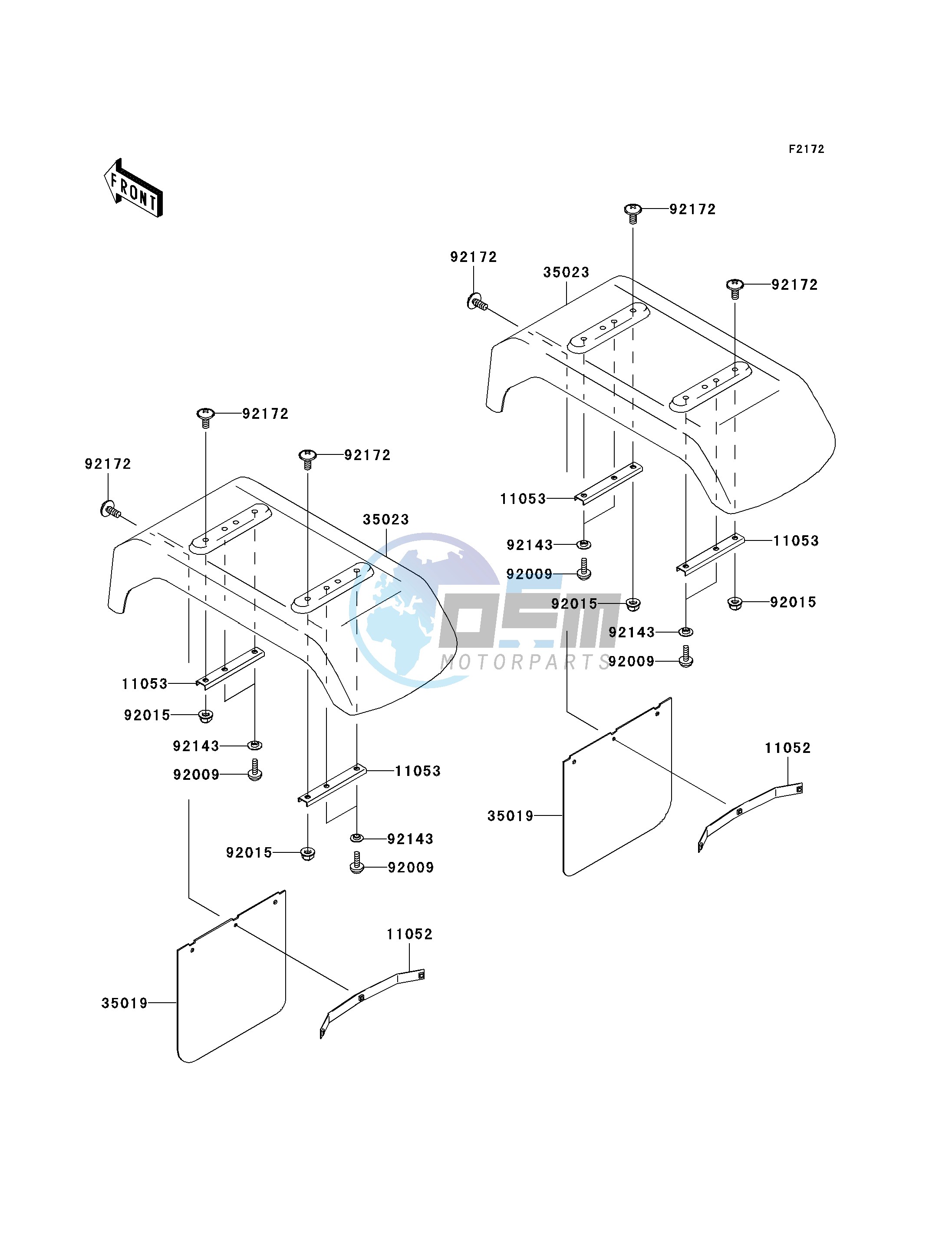 REAR FENDER-- S- -