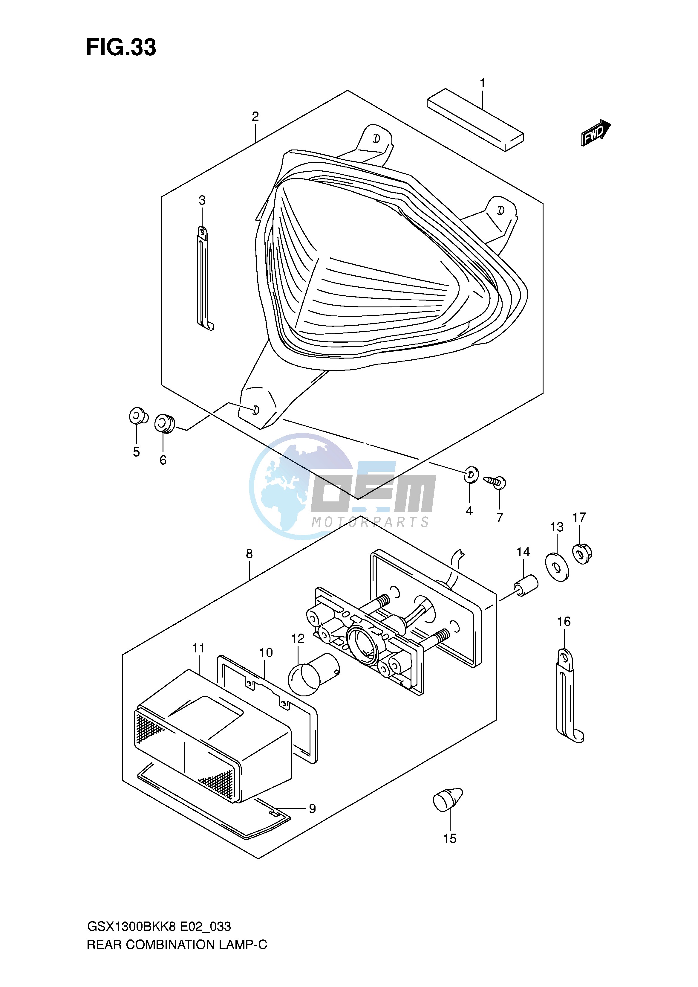 REAR COMBINATION LAMP