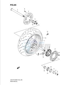 GSX-R1000 drawing REAR WHEEL