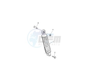 YQ AEROX 50 drawing REAR SHOCK ABSORBER