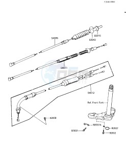 KD 80 M [KD80] (M8) [KD80] drawing CABLES