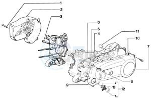 Stalker 50 drawing Clutch cover-scrool cover