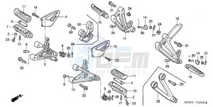 CBR600FS drawing STEP