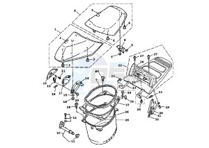 XC FLY ONE R 150 drawing SEAT