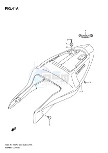 GSX-R1000 (E3-E28) drawing FRAME COVER (GSX-R1000K4)