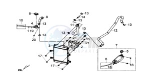 JOYMAX 250i drawing RADIATOR