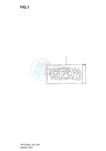 DR-Z125 EU drawing GASKET SET