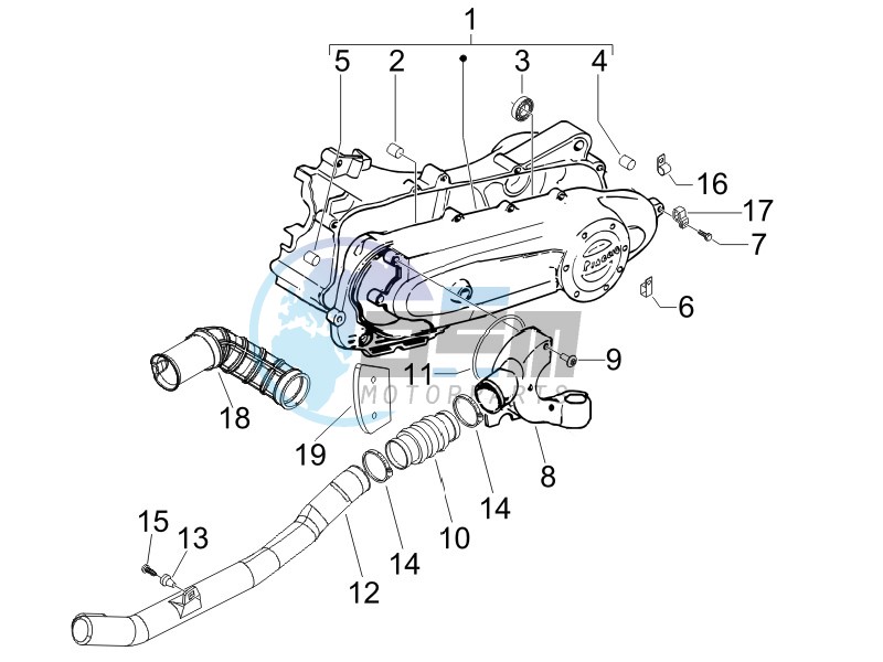 Crankcase cover - Crankcase cooling