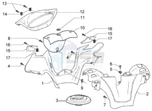 X8 125 PM36200-PM36300 drawing Handlebar Coverings