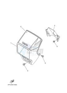 DT125 (3TTP) drawing COWLING 1