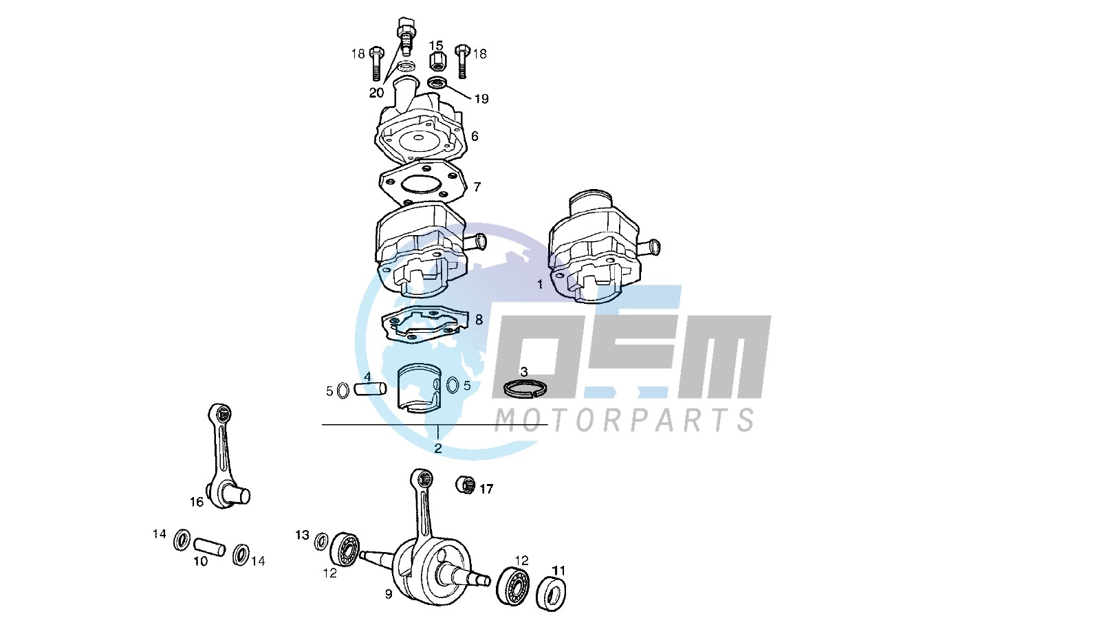 CRANKSHAFT - CYLINDER