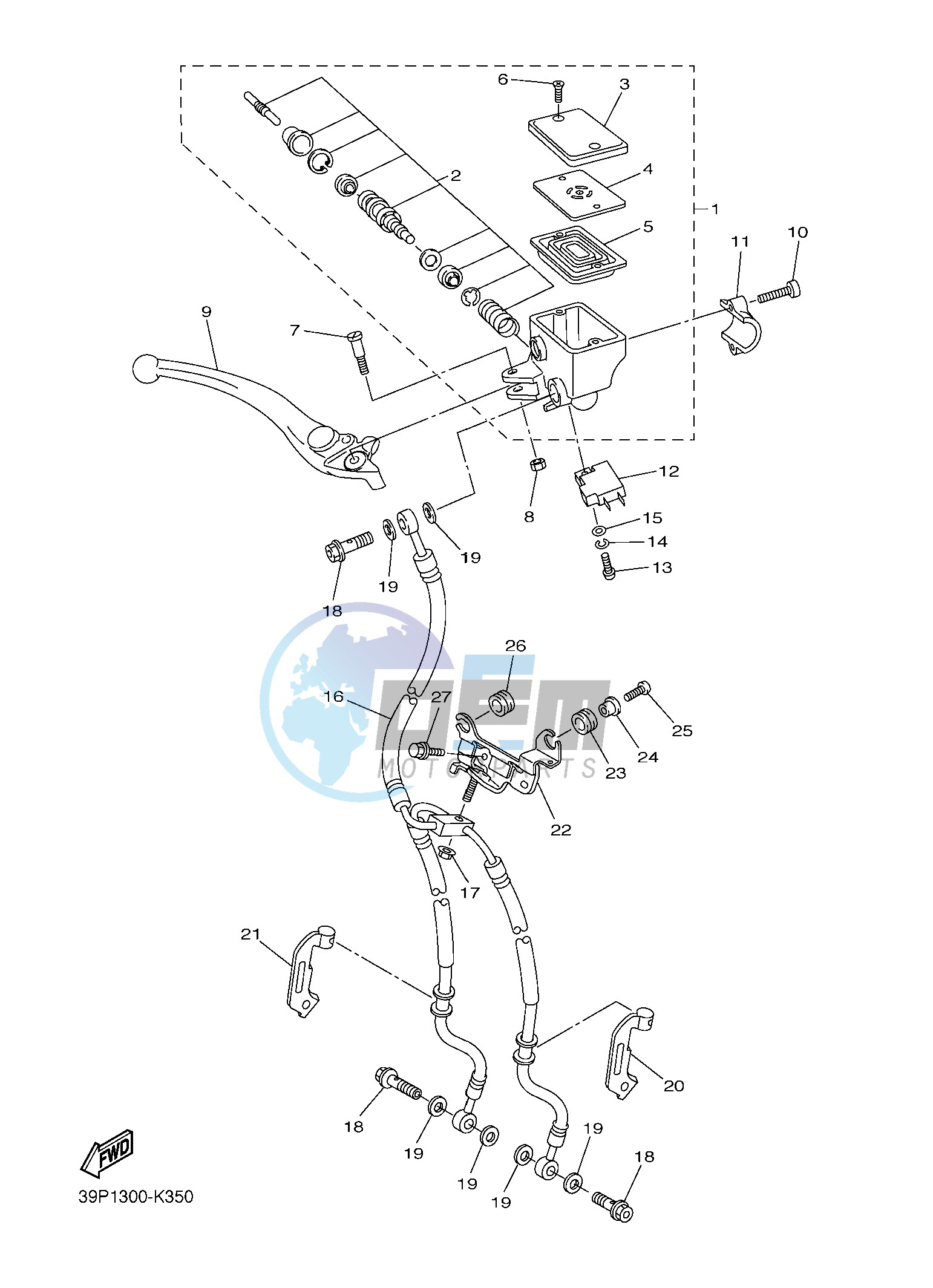 FRONT MASTER CYLINDER