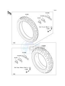 VN 1600 A [VULCAN 1600 CLASSIC] (A6F-A8FA) A7FA drawing TIRES