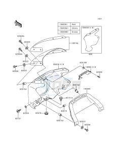 ZR 1100 C [ZRX1100] (C3-C4) drawing COWLING