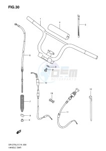 DR-Z70 EU drawing HANDLEBAR