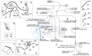 Scarabeo 250 Light e3 drawing Electrical system II