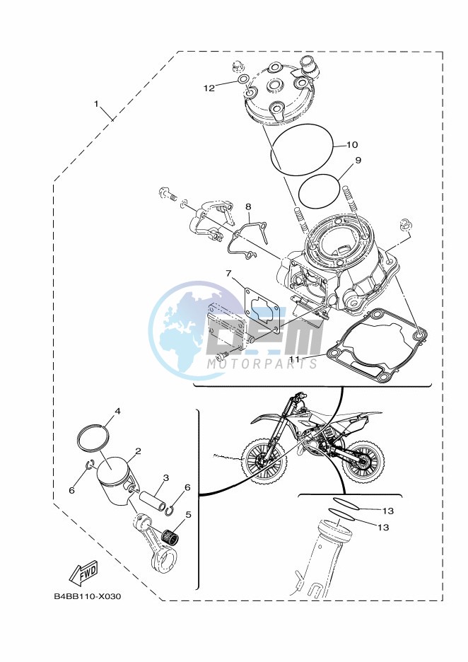 PISTON REBUILT KIT