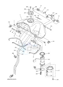 XT1200ZE SUPER TENERE ABS (2KBC) drawing FUEL