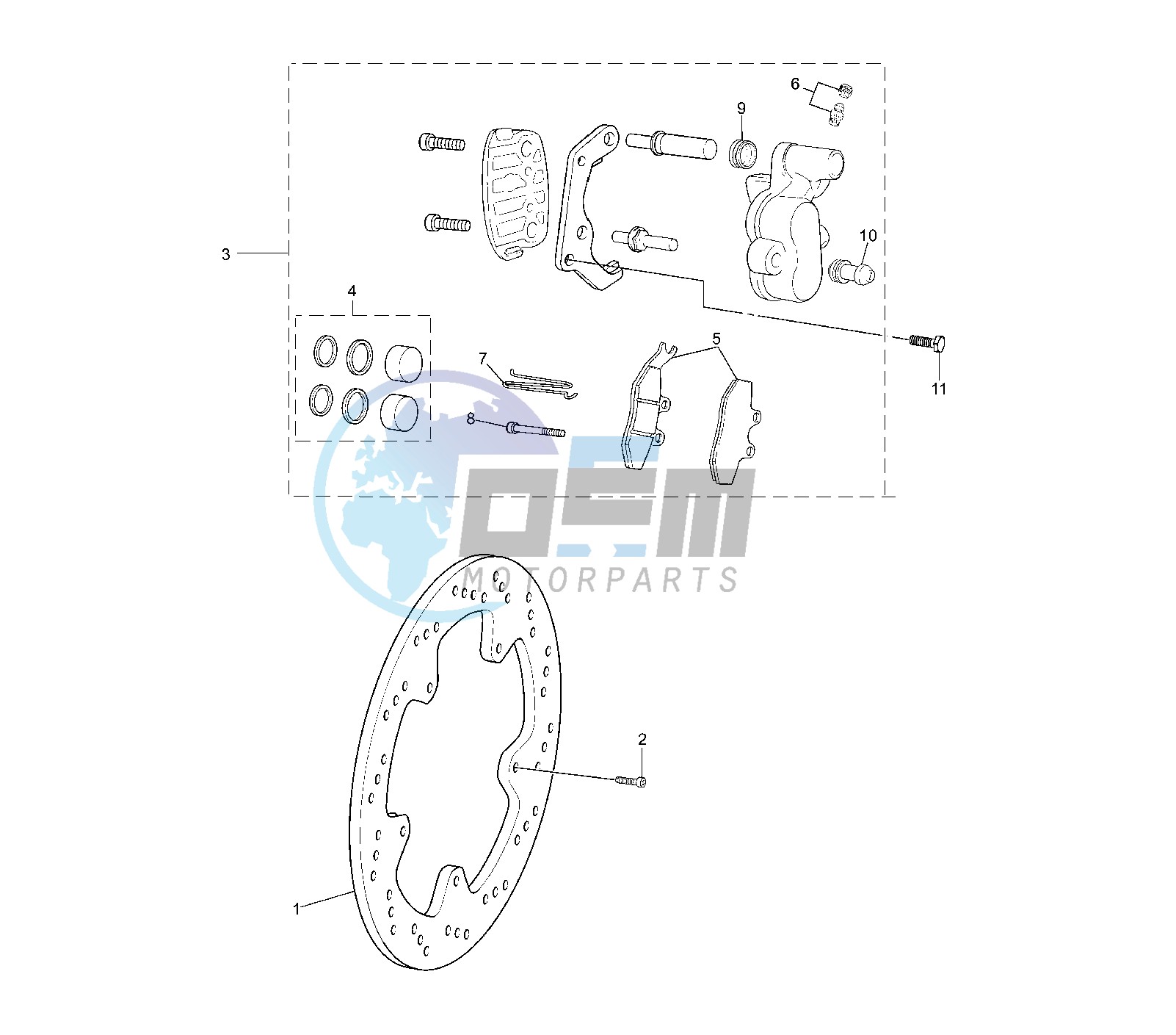 FRONT BRAKE CALIPER