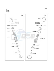 KSF 450 B [KFX450R MONSTER ENERGY] (B8F-B9FB) B8FA drawing VALVE-- S- -