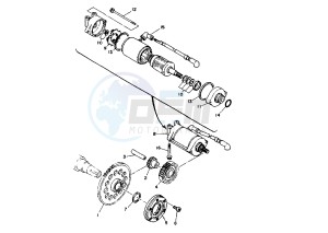 TRX 850 drawing STARTER