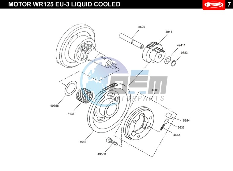 STARTER CLUTCH  EURO3