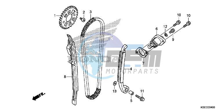 CAM CHAIN/TENSIONER