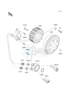 JT 1100 B [1100 STX] (B1-B2) [1100 STX] drawing GENERATOR-- JT1100-B1- -