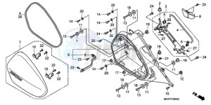 NT700VA F drawing R. SADDLEBAG