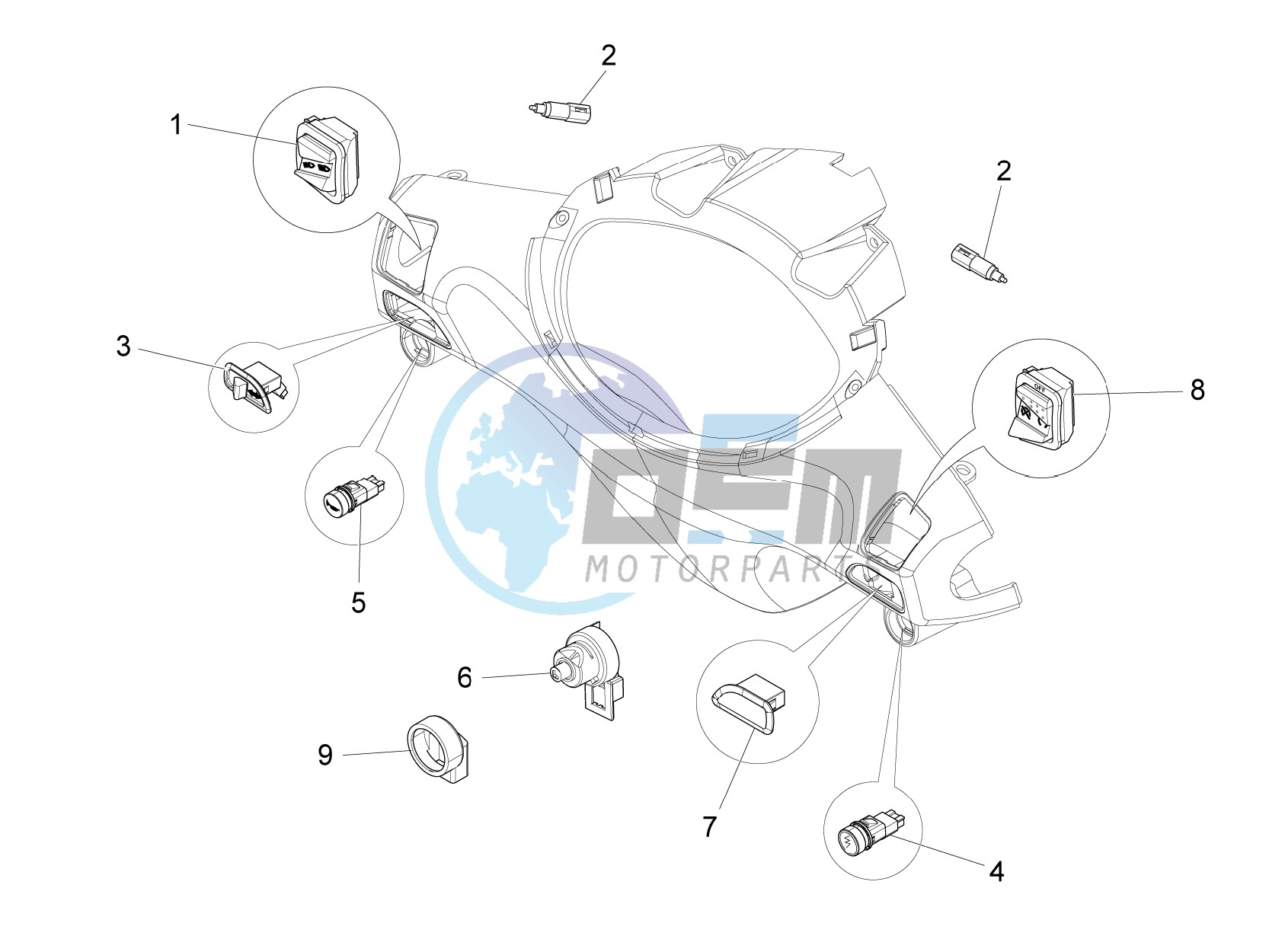 Selectors - Switches - Buttons