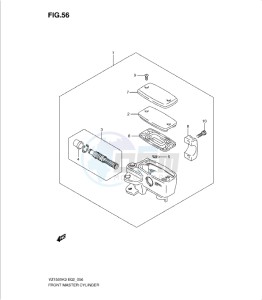 VZ1500K9 drawing FRONT MASTER CYLINDER