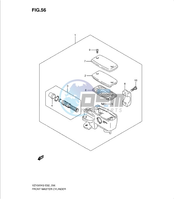 FRONT MASTER CYLINDER