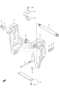 DF 175 drawing Clamp Bracket (Model: TG/ZG)