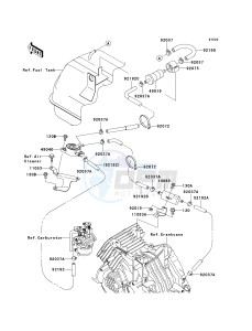 KAF400 A [MULE 610 4X4] (A1) A1 drawing FUEL PUMP