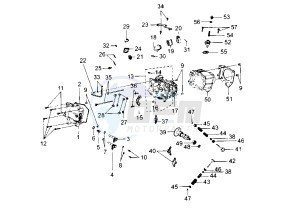 SV - 250 cc drawing CYLINDER HEAD