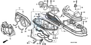 CBR600RA9 E / ABS MME drawing AIR CLEANER